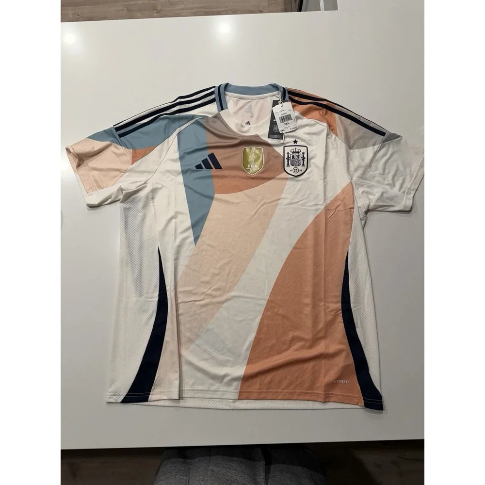 Adidas Spain 25 Womens National Team Away Soccer Jersey JF2648 Mens 2XL NWT